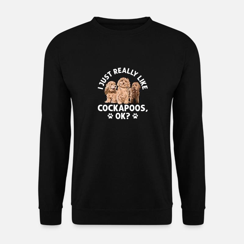 Cockapoo Dog - Unisex Sweatshirt - black