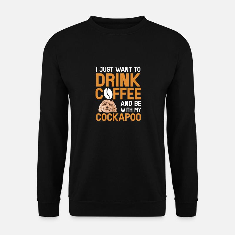 Cockapoo Dog - Unisex Sweatshirt - black