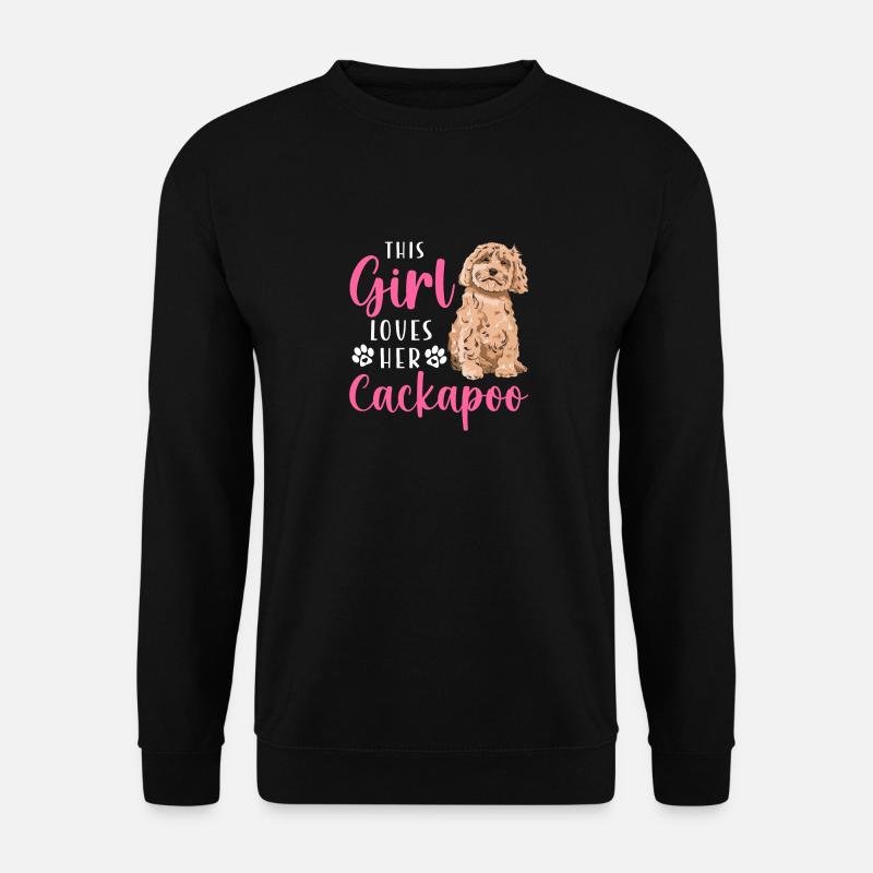 Cockapoo Chien - Sweat-shirt Unisexe - noir