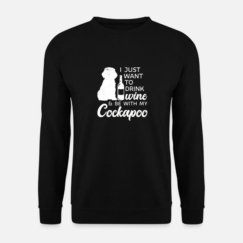 Cockapoo Dog - Unisex Sweatshirt - black