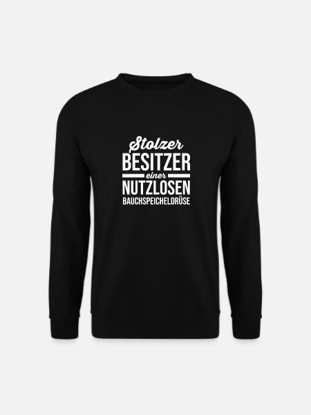 Diabetes Diabetiker - Unisex Pullover - Schwarz