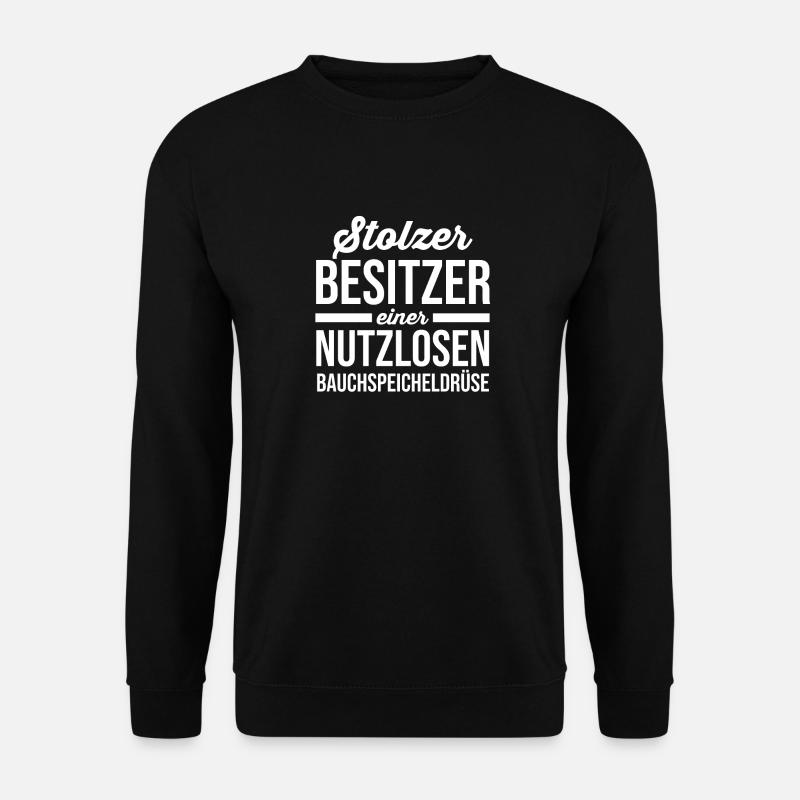 Diabetes Diabetiker - Unisex Pullover - Schwarz