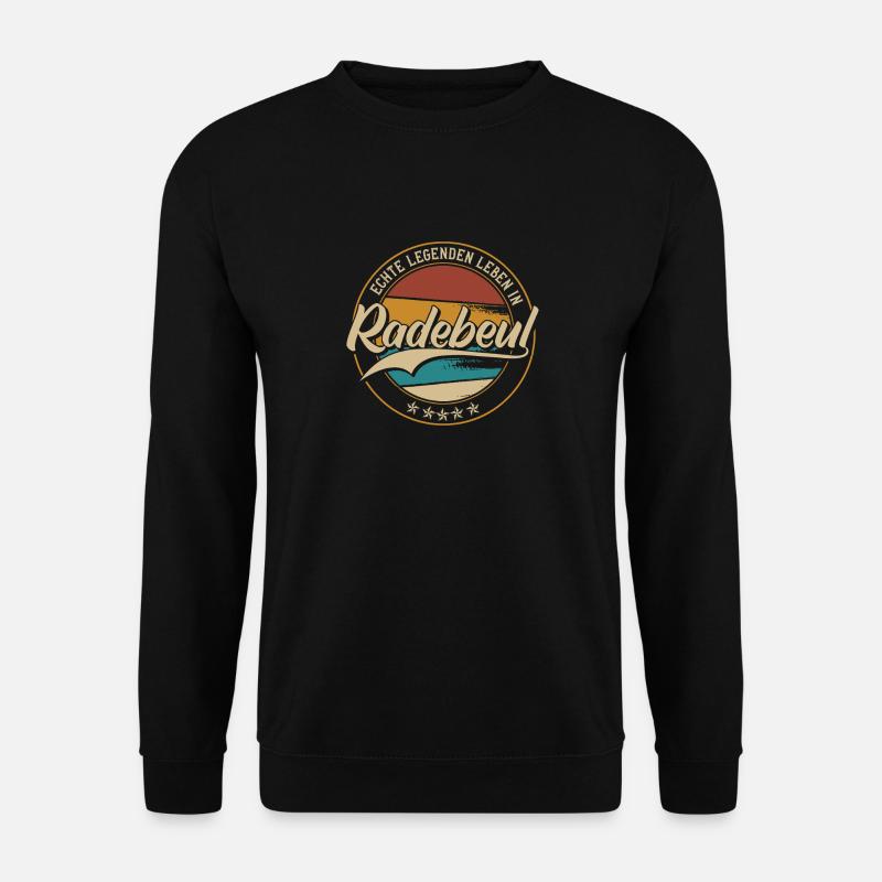 Radebeul Echte Legenden leben in Radebeuler - Unisex Pullover - Schwarz