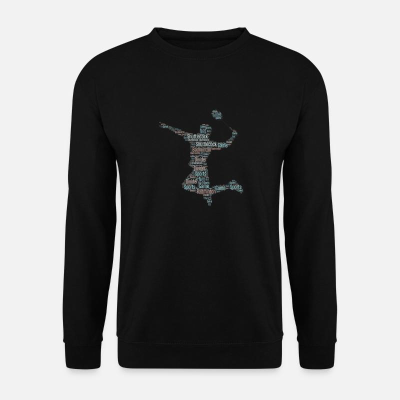 Badminton badminton players - Unisex Sweatshirt - black