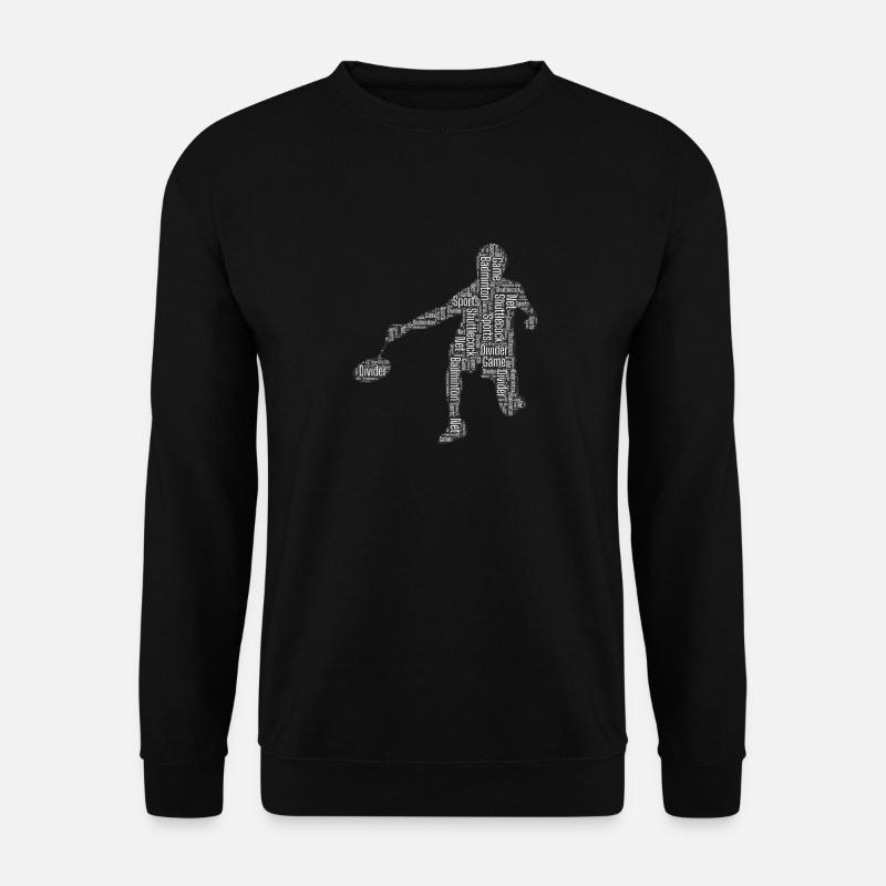 Joueurs de badminton - Sweat-shirt Unisexe - noir