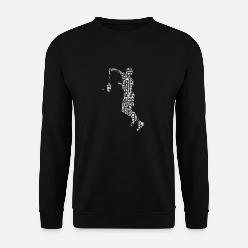 Badminton badminton players - Unisex Sweatshirt - black