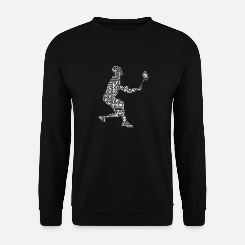 Joueurs de badminton - Sweat-shirt Unisexe - noir