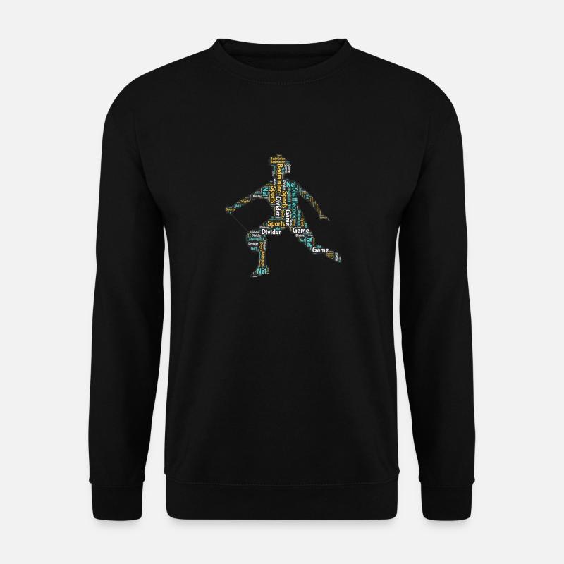 Joueurs de badminton - Sweat-shirt Unisexe - noir