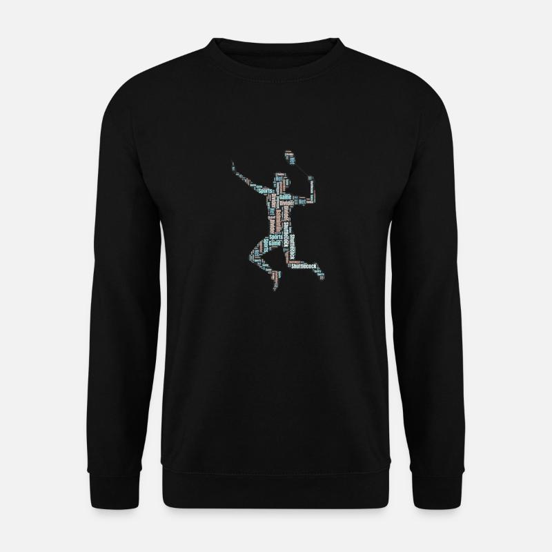 Badminton badminton players - Unisex Sweatshirt - black