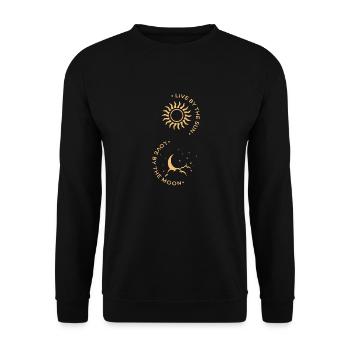 Je n’ai que Bitcoin pour vos microcircuits - Sweat-shirt Unisexe - noir - Devant - Alina (178cm) & Michal (187cm)
