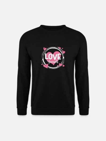 Love yourself holiday Love - Unisex Sweatshirt - black