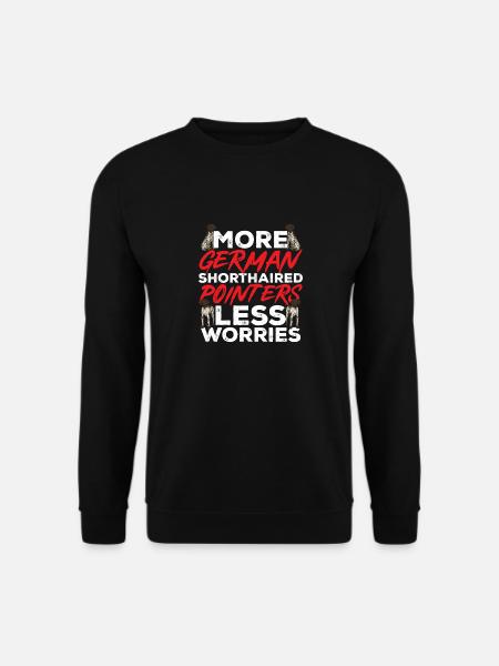 German Shorthair GSP Dog - Unisex Sweatshirt - black
