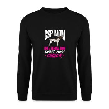 Chien GSP allemand à poil court - Sweat-shirt Unisexe - noir - Devant - Alina (178cm) & Michal (187cm)