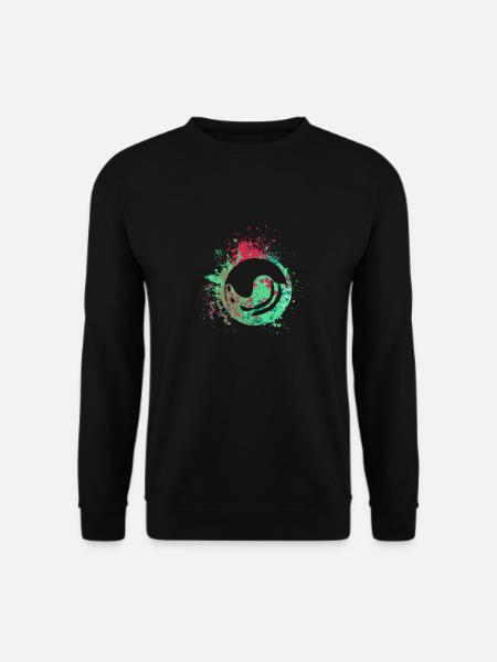 Splash Art Lacrosse - Unisex Sweatshirt - black