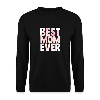 Meilleure fête des mères de tous les temps - Sweat-shirt Unisexe - noir - Devant - Alina (178cm) & Michal (187cm)