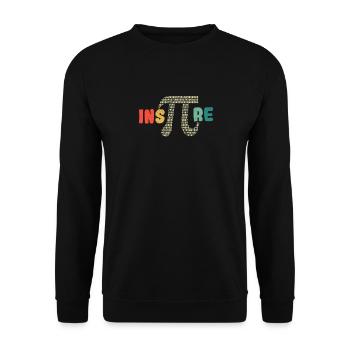 Inspire Pi Day 3.14 Math Teacher Pi National Day - Unisex Pullover - Schwarz - Vorne - Alina (178cm) & Michal (187cm)
