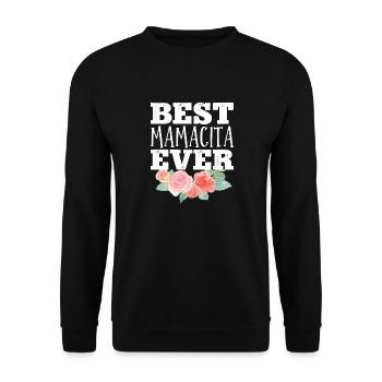 Mexican Mama Mama Mother's Day Cinco de Ma - Unisex Sweatshirt - black - Front - Alina (178cm) & Michal (187cm)