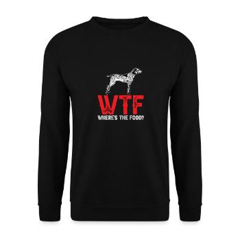 Chien GSP allemand à poil court - Sweat-shirt Unisexe - noir - Devant - Alina (178cm) & Michal (187cm)