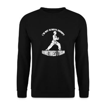 Hapkido Karate Martial Arts Judo Aikido Martial Arts - Unisex Sweatshirt - black - Front - Alina (178cm) & Michal (187cm)