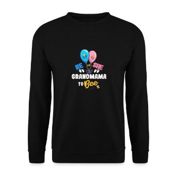 Il ou elle grand-mère à Bee meilleure grand-mère de tous les temps - Sweat-shirt Unisexe - noir - Devant - Alina (178cm) & Michal (187cm)