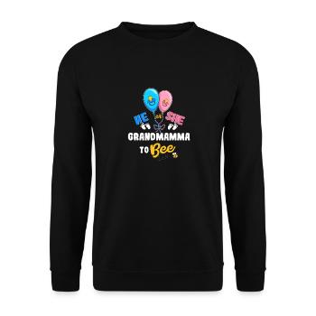 Il ou elle grand-mère à Bee meilleure grand-mère de tous les temps - Sweat-shirt Unisexe - noir - Devant - Alina (178cm) & Michal (187cm)
