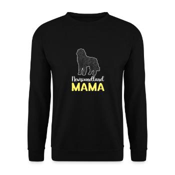 Terre-Neuve Chien de Terre-Neuve - Sweat-shirt Unisexe - noir - Devant - Alina (178cm) & Michal (187cm)