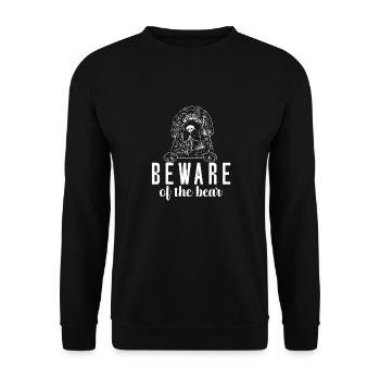 Terre-Neuve Chien de Terre-Neuve - Sweat-shirt Unisexe - noir - Devant - Alina (178cm) & Michal (187cm)