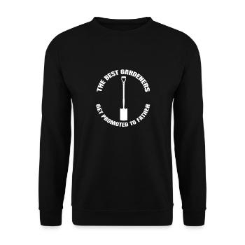 Gärtner Vater Hobbygärtner Geschenk Dad Garten - Unisex Pullover - Schwarz - Vorne - Alina (178cm) & Michal (187cm)