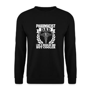 Pharmacienne Mama Pharmacie Médecine Fête des mères - Sweat-shirt Unisexe - noir - Devant - Alina (178cm) & Michal (187cm)