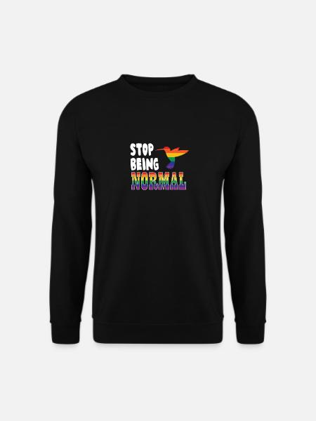 Przestań być normalną dumą Lqbtq - Bluza unisex - czarny