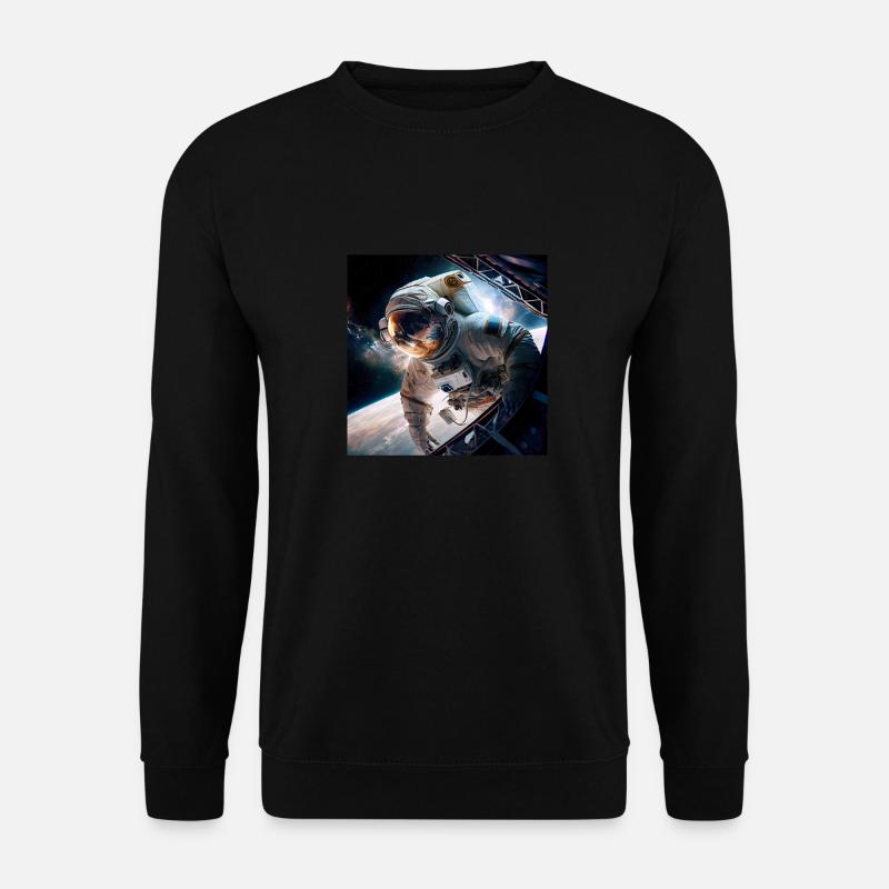 Astronaut Cosmonaut Sci-Fi character - Unisex Pullover - Schwarz