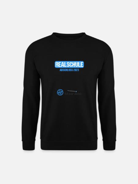 Realschule Gästebuch Realschulabschluss 2023 - Unisex Pullover - Schwarz