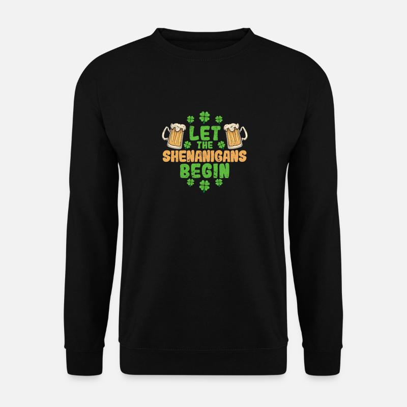 Sankt-Patricks-Schwindel - Unisex Pullover - Schwarz