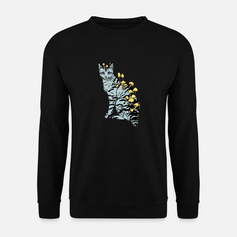 Cubensis Cat - Unisex Sweatshirt - black