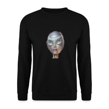 Alien Princess - Unisex Sweatshirt - black - Front - Alina (178cm) & Michal (187cm)