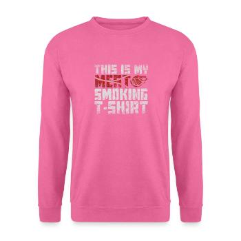 This Is My Meat Smoking Barbecue - Unisex Sweatshirt - pink - Front