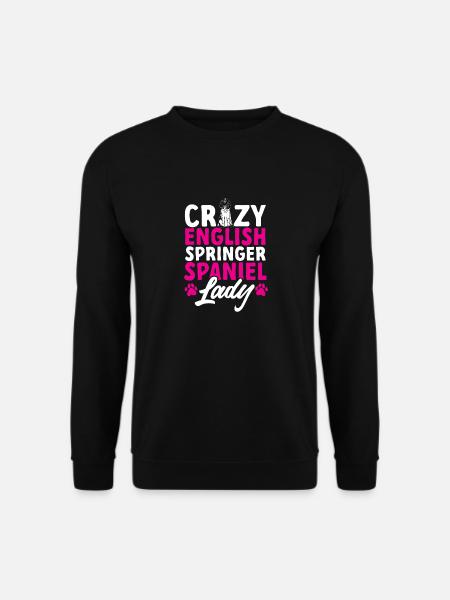 English Springer Spaniel Dog - Unisex Sweatshirt - black