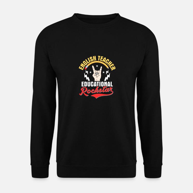 Professeur d’anglais Grammaire éducative Langue - Sweat-shirt Unisexe - noir