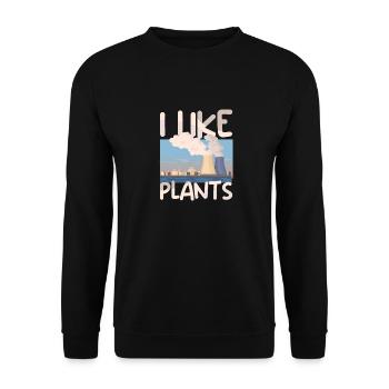 Nuclear Energy Radiation Nuclear Power Engineer - Unisex Sweatshirt - black - Front - Alina (178cm) & Michal (187cm)