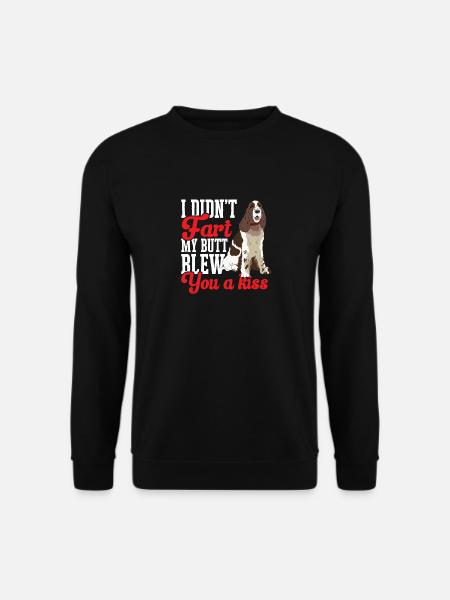 English Springer Spaniel Dog - Unisex Sweatshirt - black
