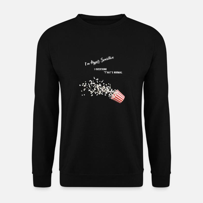 Overthink - Unisex Sweatshirt - black