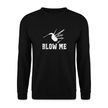 Cornemuse Kilt Écossais Beat Cornemuse - Sweat-shirt Unisexe - noir - Devant - Alina (178cm) & Michal (187cm)