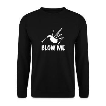Cornemuse Kilt Écossais Beat Cornemuse - Sweat-shirt Unisexe - noir - Devant - Alina (178cm) & Michal (187cm)