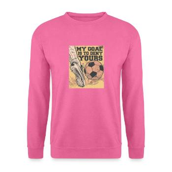 Mein Ziel Ist Es, Deine Fußballschuhe - Unisex Pullover - Pink - Vorne