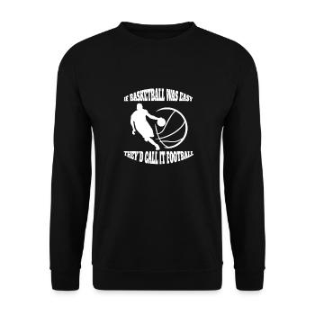 Basketball Basketball Club Basketball Lovers - Sweat-shirt Unisexe - noir - Devant - Alina (178cm) & Michal (187cm)