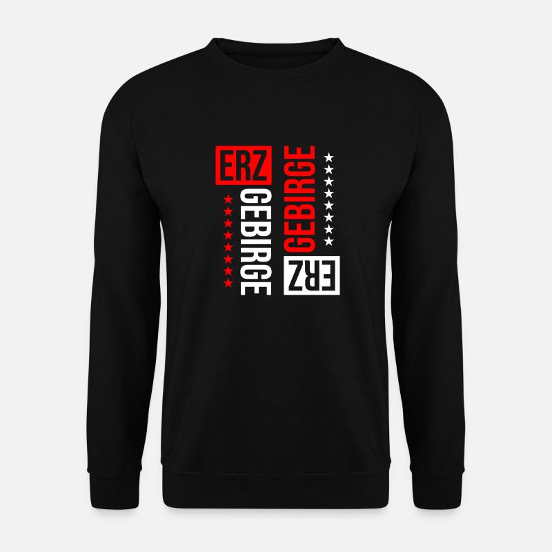 Erzgebirge Heimat Sachsen - Unisex Pullover - Schwarz