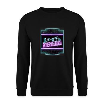 growler ice bear funny quote birthday present idea - Sweat-shirt Unisexe - noir - Devant - Alina (178cm) & Michal (187cm)