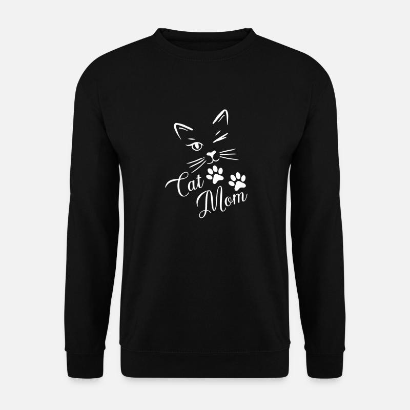Cat Mom - Unisex Sweatshirt - black