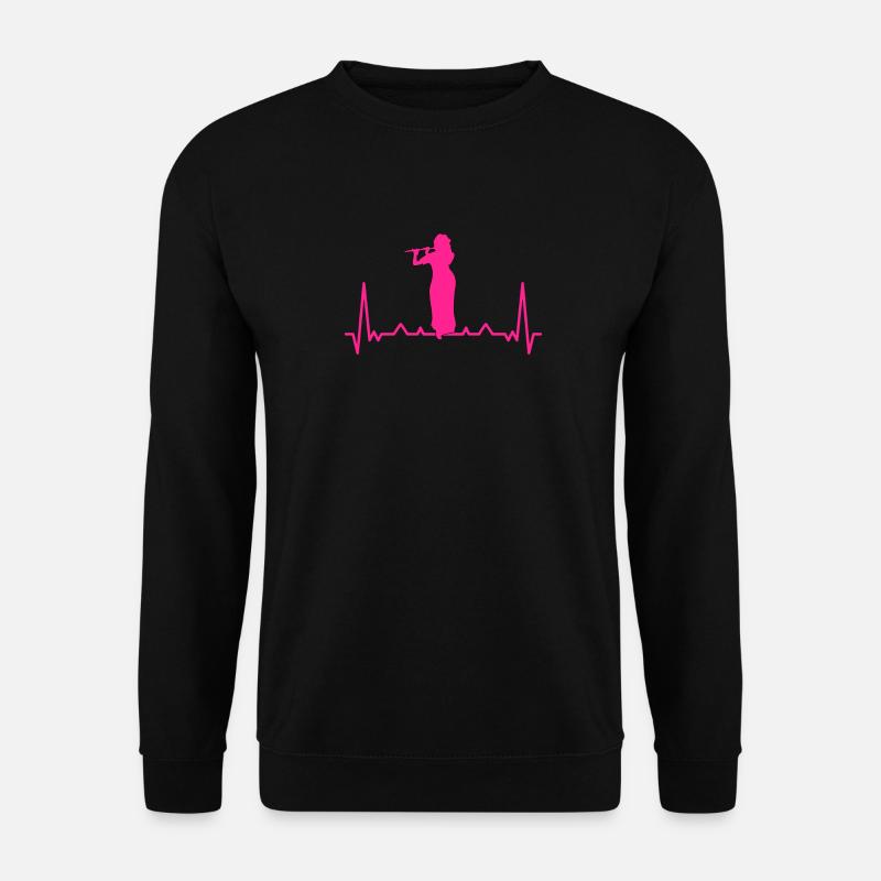 Flute player Flute player - Unisex Sweatshirt - black