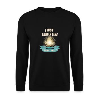 Stetnen lover - Unisex Pullover - Schwarz - Vorne - Alina (178cm) & Michal (187cm)